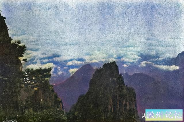 回忆家乡美丨1929年的安徽黄山，一览众山小的迎客松怎么样了？-5.jpg