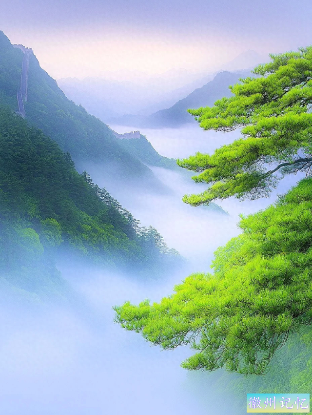 如诗如画的风景，山水间的诗意画卷｜黄山迎客松-1.jpg