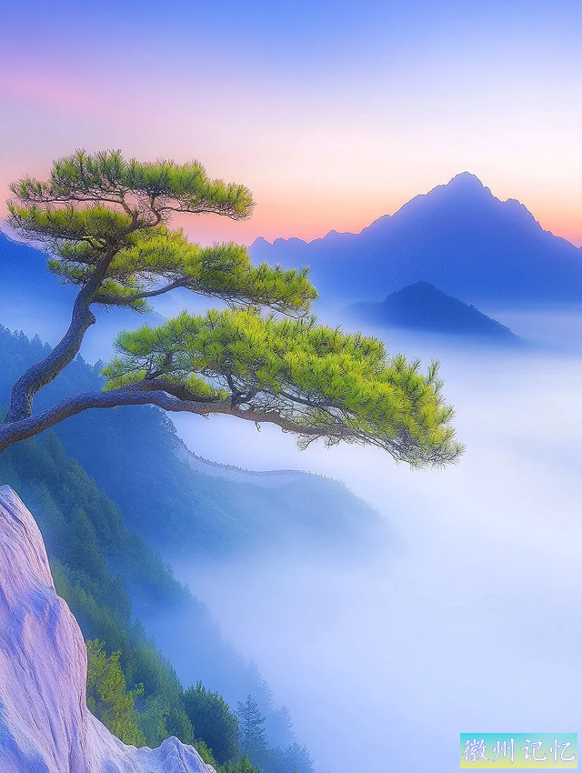 如诗如画的风景，山水间的诗意画卷｜黄山迎客松-4.jpg